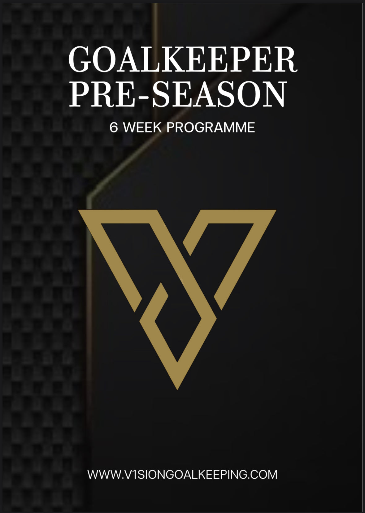 6 WEEK GK PRE SEASON PROGRAMME