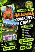 Dunboyne AFC Halloween Clinic October 26th 11am-2pm (9-18 years old)